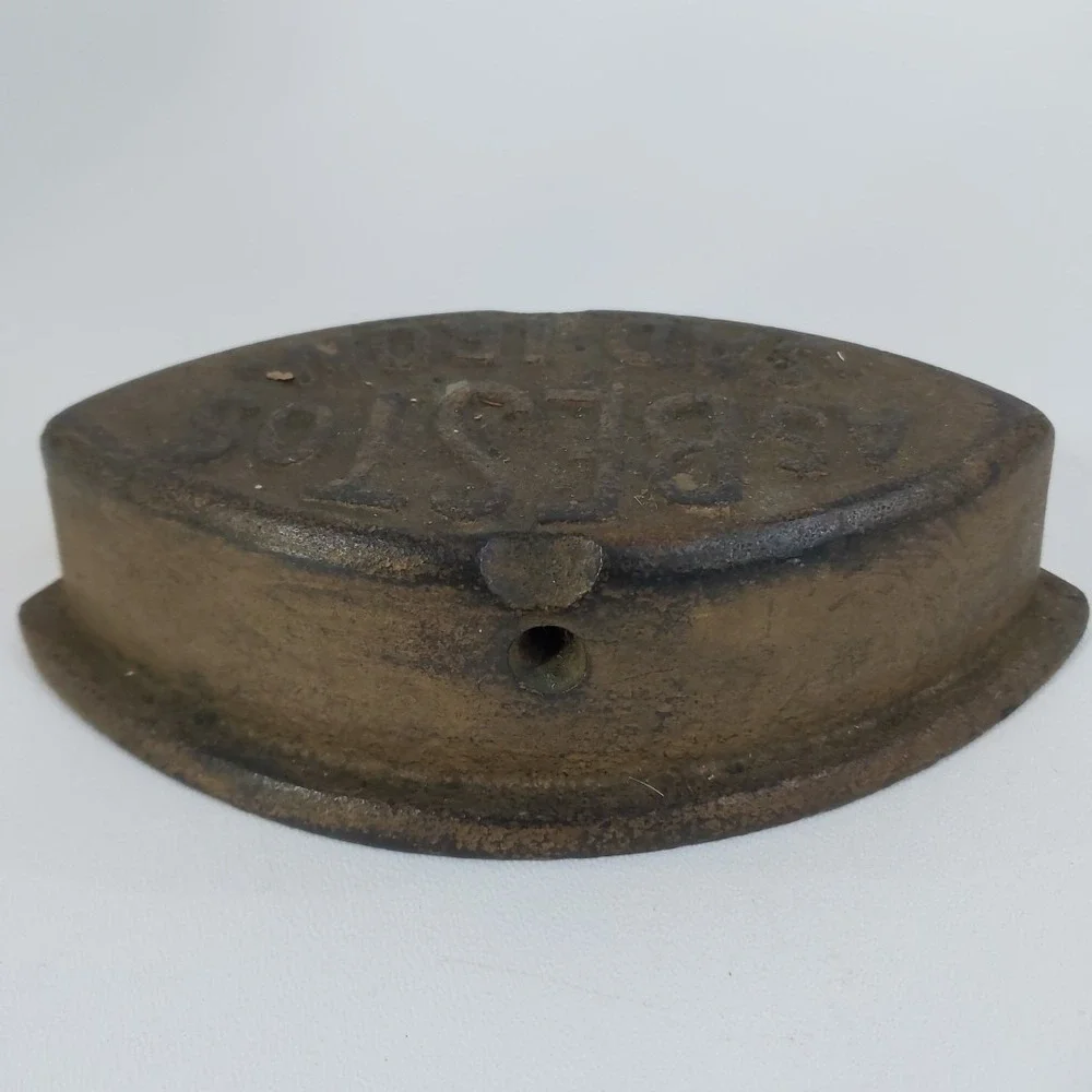 Antique Cast Iron Asbestos Sad Iron Door Stop / Paper Weight (No Handle) Vintage